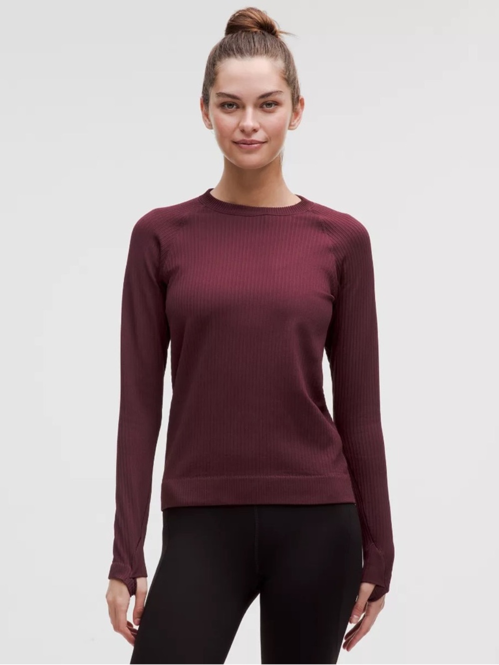 Lululemon Rest Less Variegated Ribbed Pullover